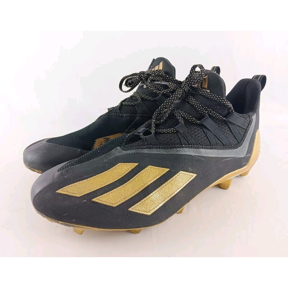 Adidas Adizero 11.0‎ Football Cleats Mens 13 Black Gold FX4238